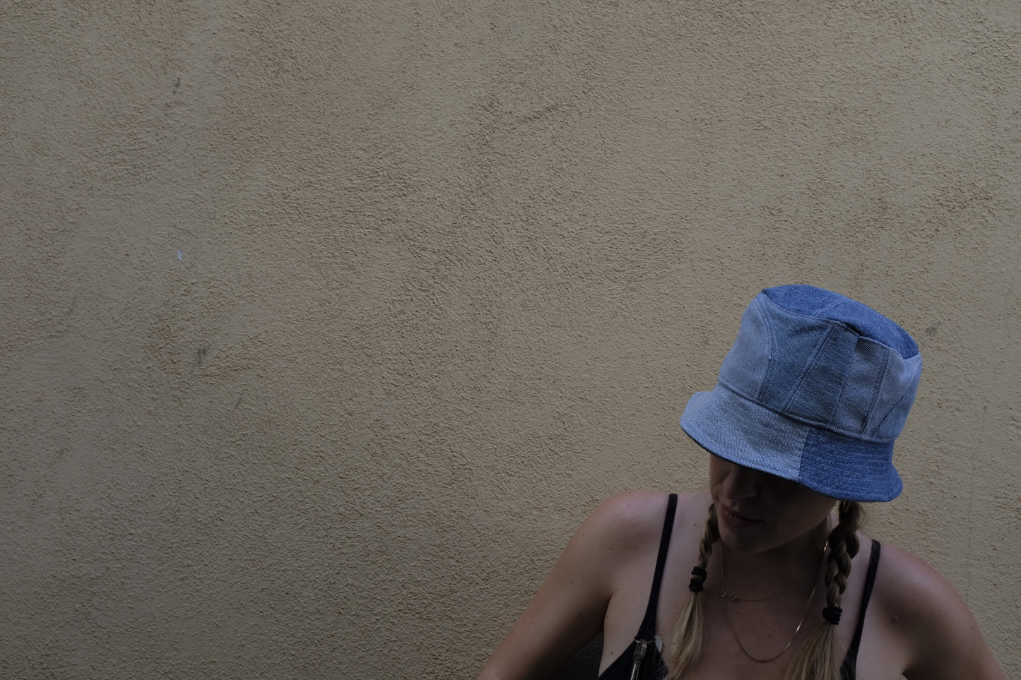 Denim bucket hat